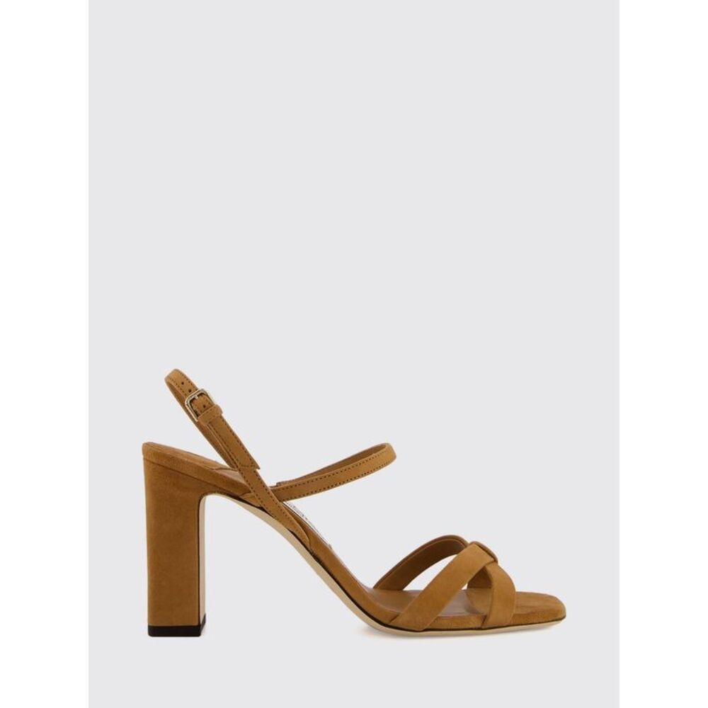 Jimmy Choo Women Jimmy Choo Elsy Suede High Block Heel Slingback Sandals